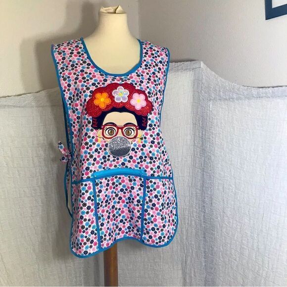 Frida Khalo Colorful Apron One Size - Picture 1 of 9